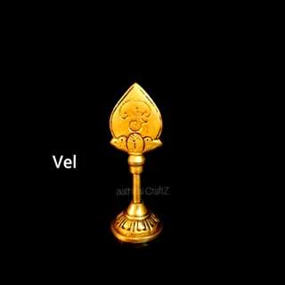 4 Inches Vel Sculpture Brass Antique Finish Vel Brass Sculpture - image 3