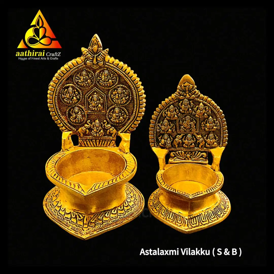 Astalaxmi Tradition Vilakku - Large - image 1
