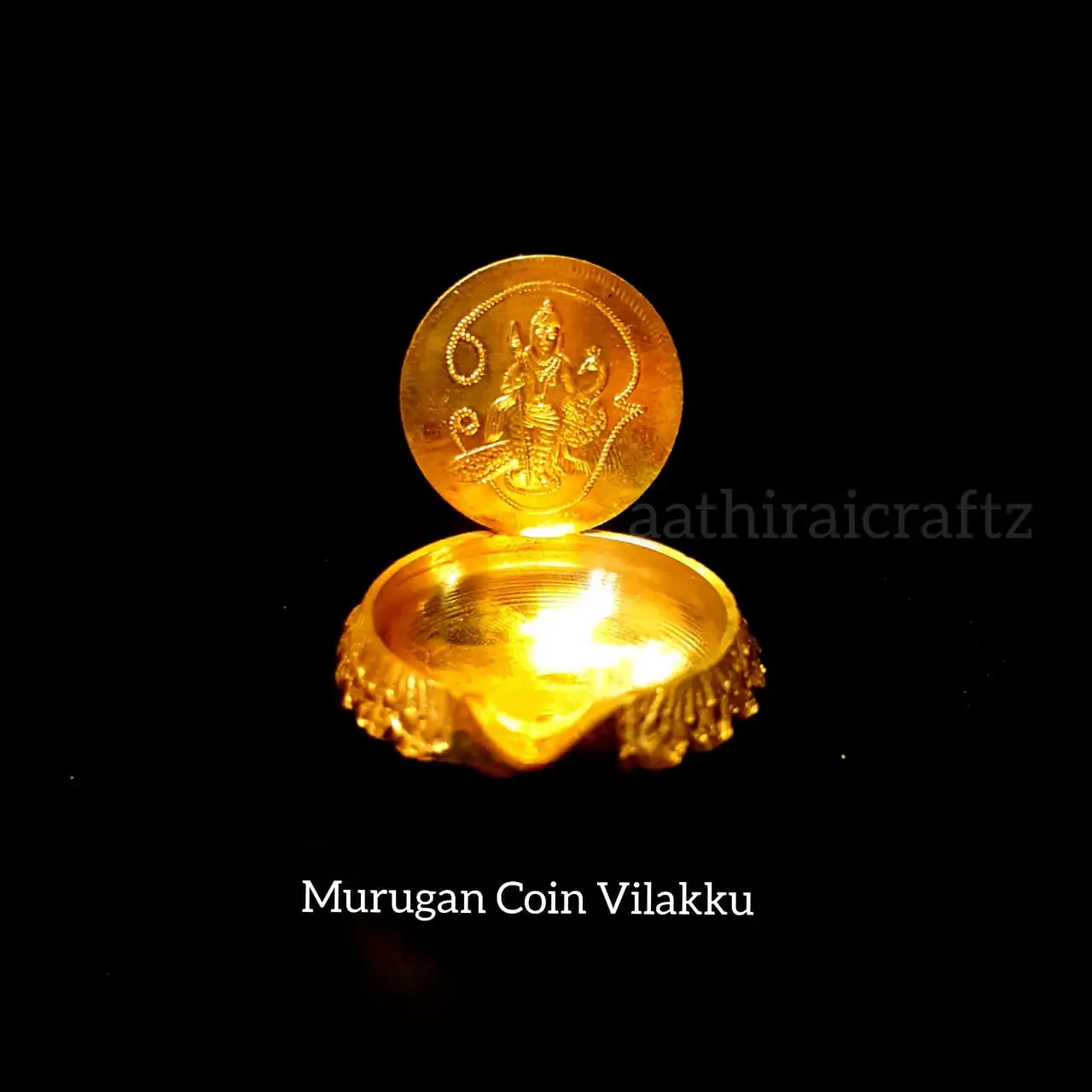 Murugan Coin Vilakku - image 1