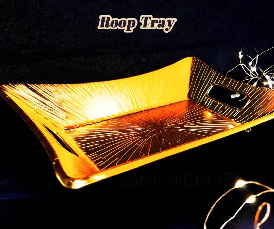 Roop Golden Pooja / Decorative Plates - image 1