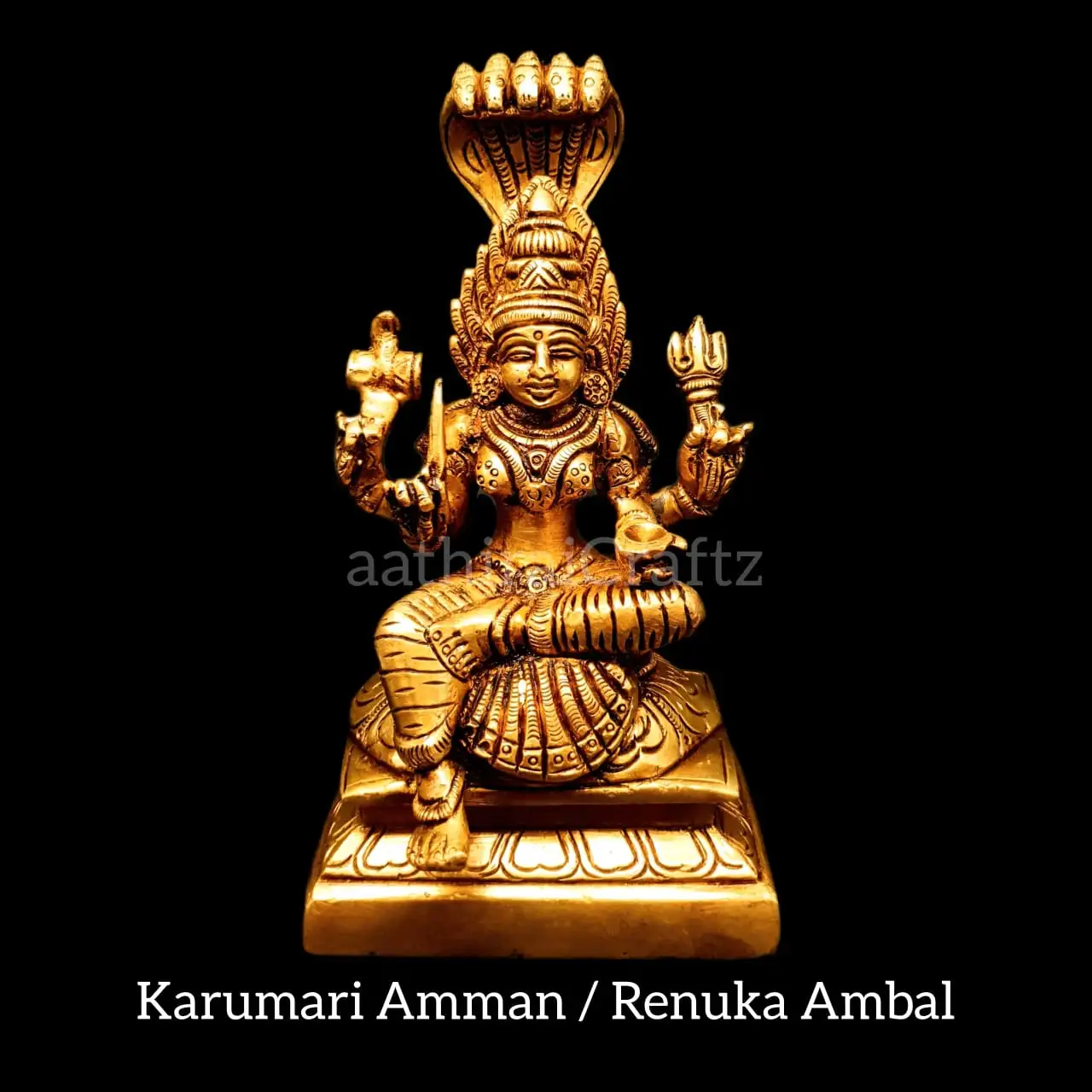 Goddess Karumari Amman Statue / Renuka Ambal - image 1
