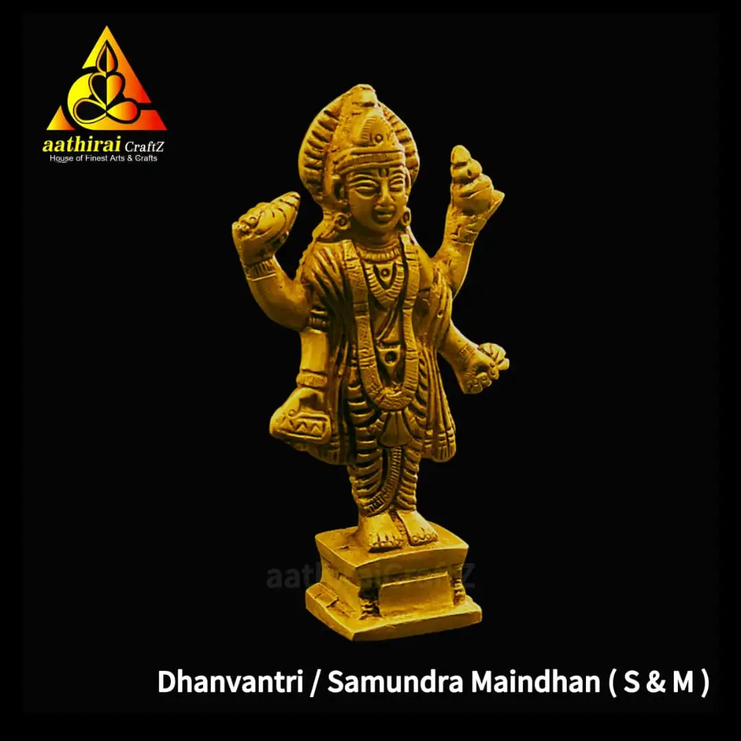 Dhanvantiri / Danvandri Bhagavan / Samundra Maindhan - Small - image 2