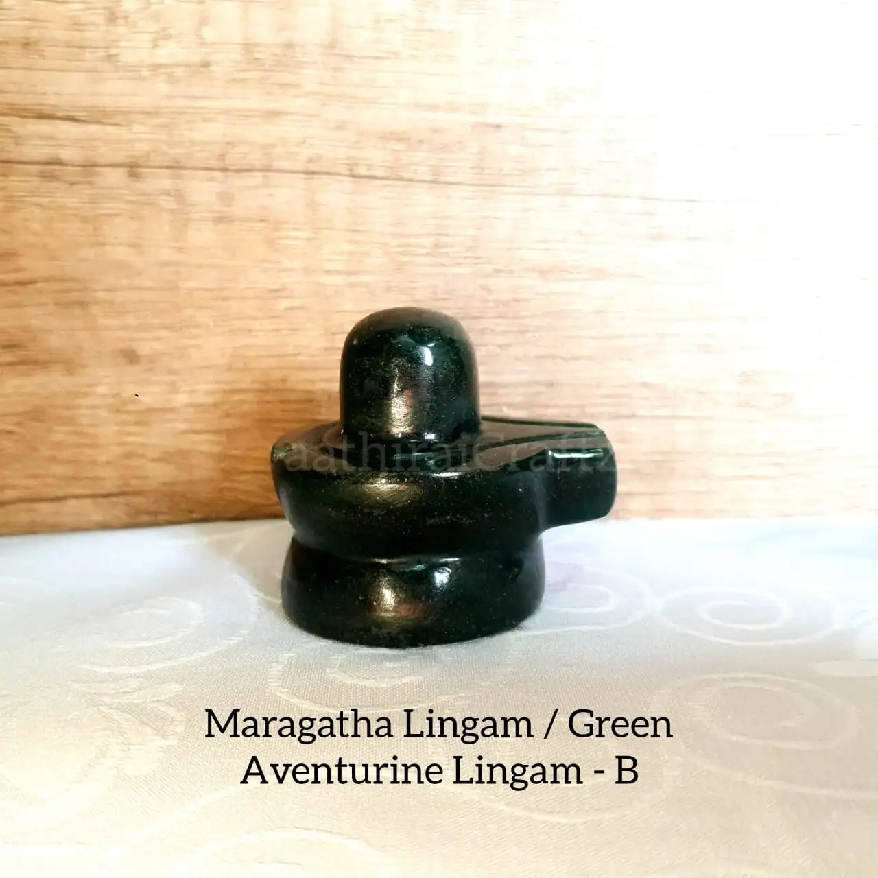 Maragatha Lingam / Green Aventurine Lingam - Large - image 1