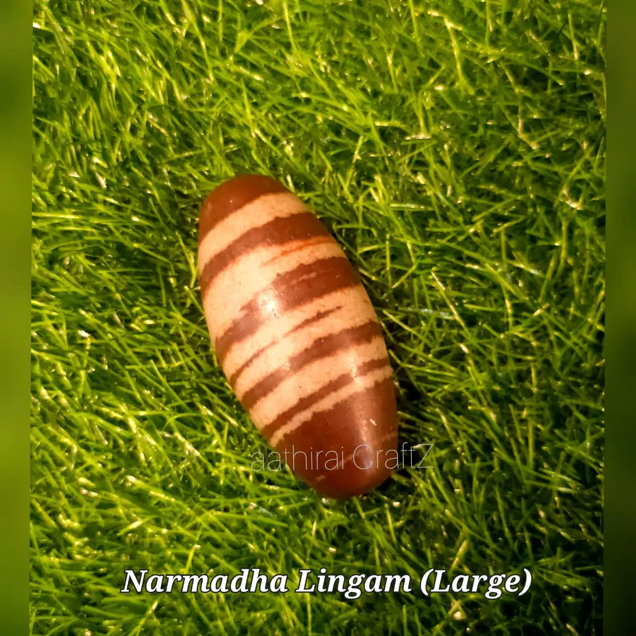 Pure Original Natural Narmada Lingam - Large - image 1