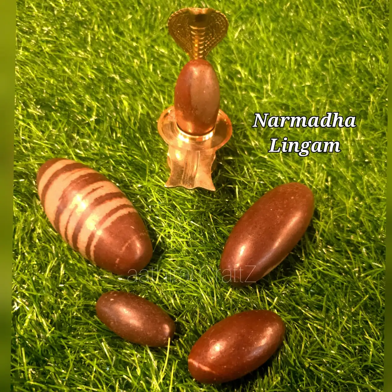 Pure Original Natural Narmada Lingam - Medium - image 1