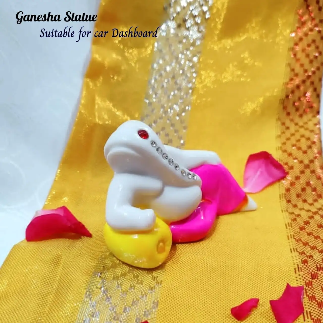 Ganesha on sofa Suitable for Car Dashboard - image 2