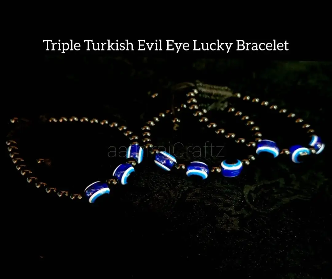 Turkish Evil Eye Bracelet / Evil Eye Protection Bracelet - image 1