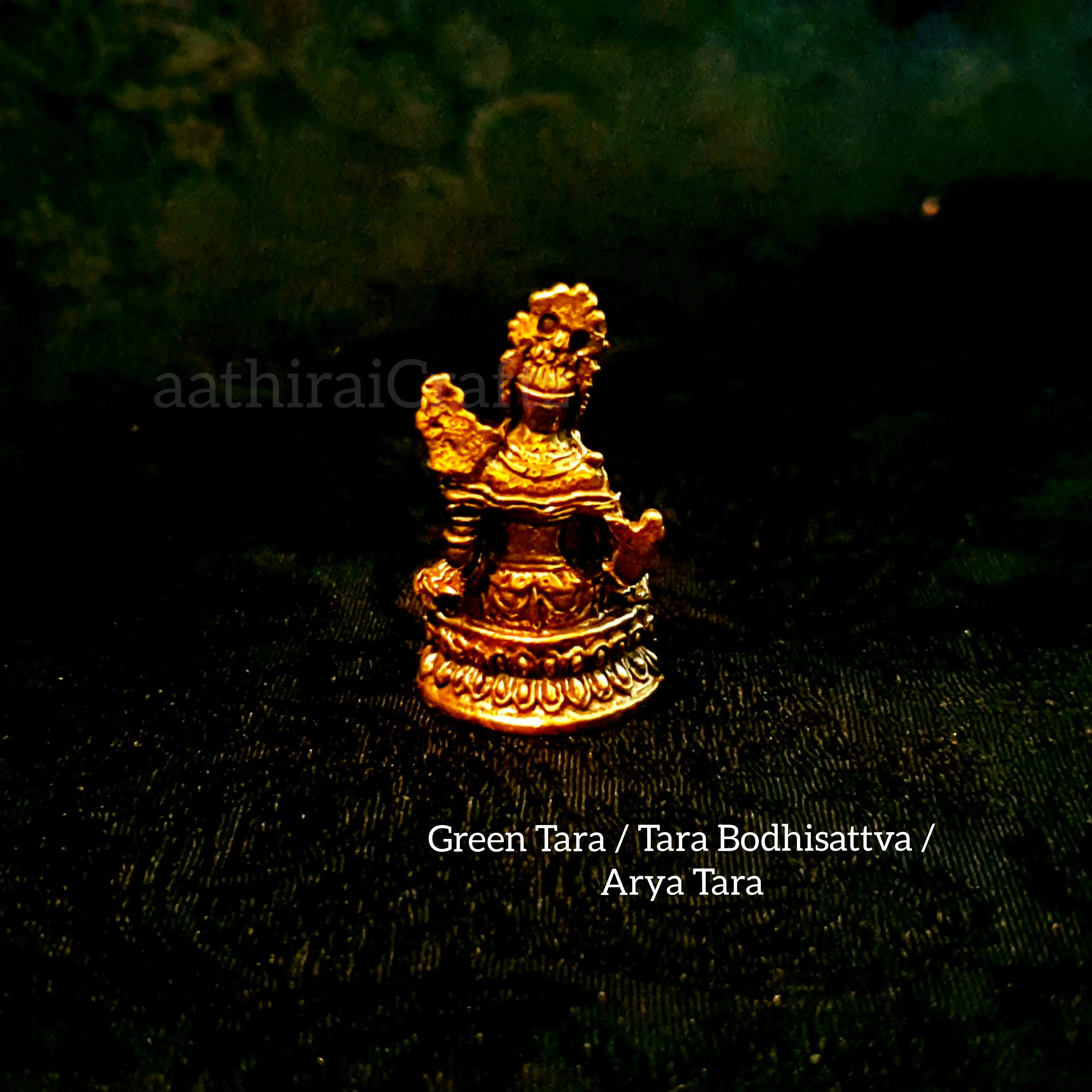 Green Tara / Tara Bodisattva / Arya Tara Miniature - image 2