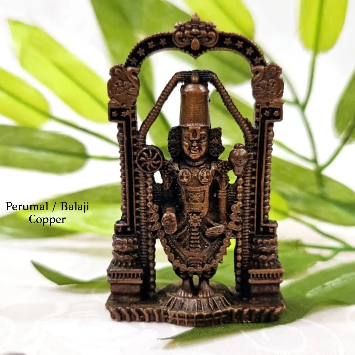 Balaji / Perumal Copper Antique Finish - image 1