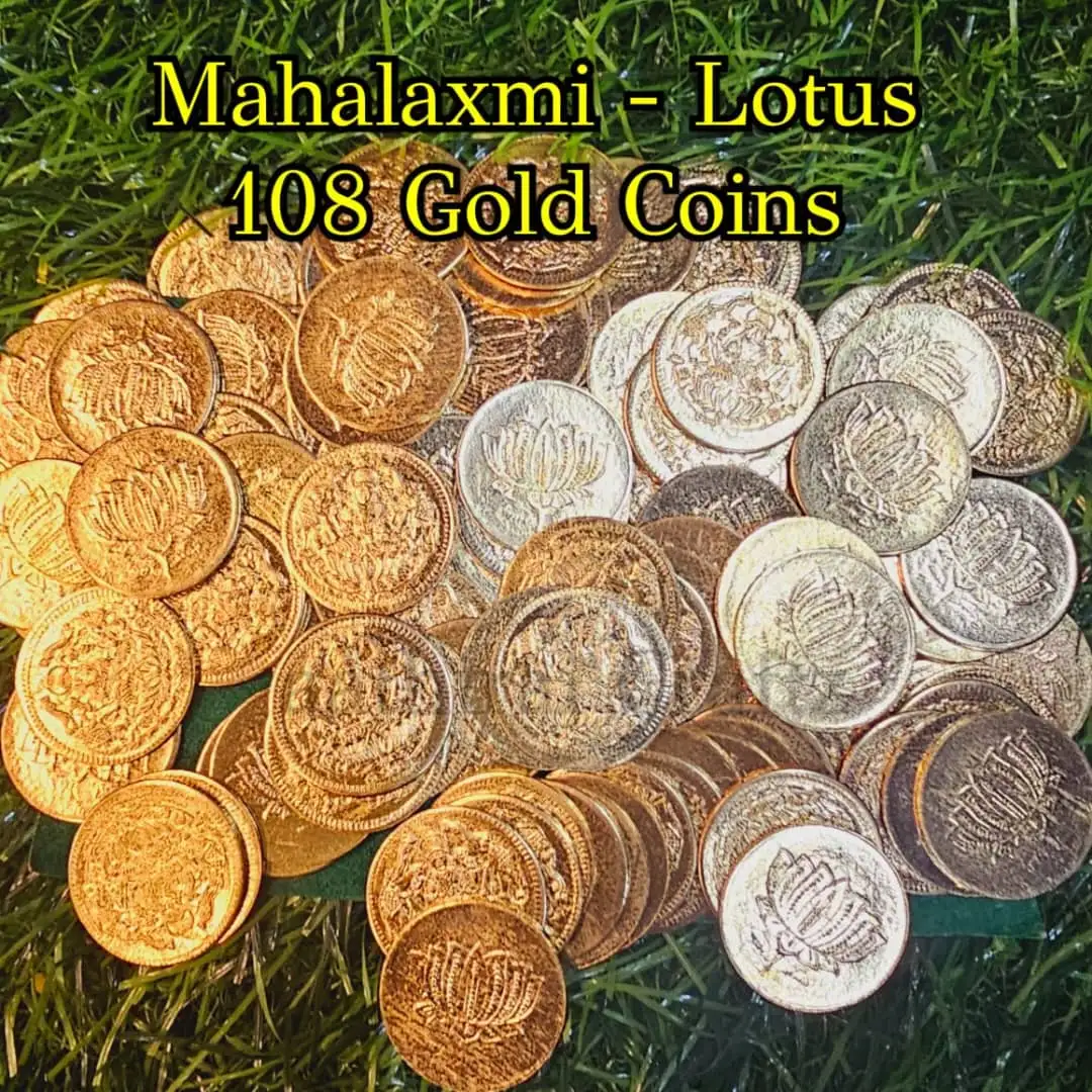 Mahalaxmi / Lotus Flower Coins - image 1