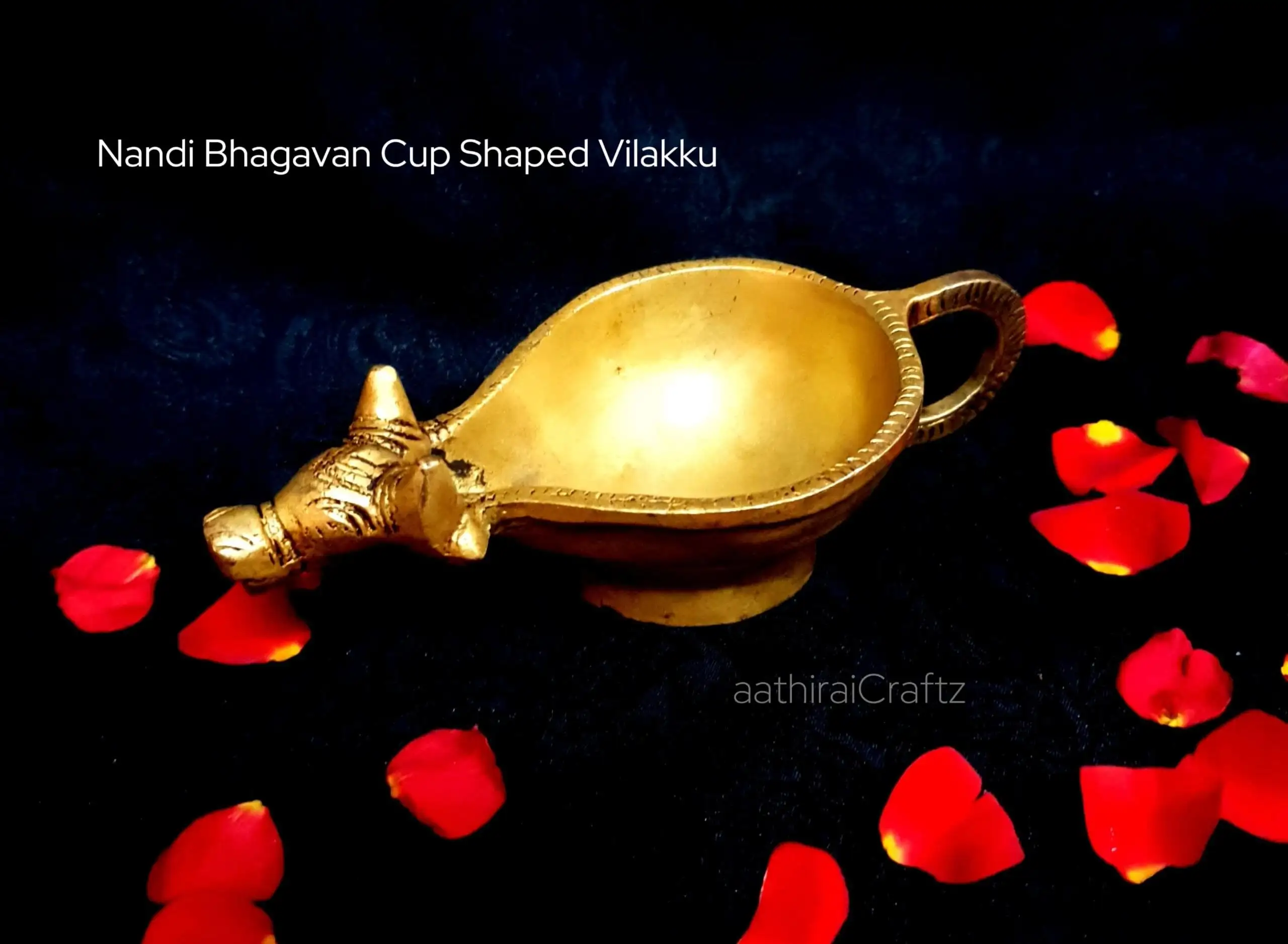 Nandhi Bhagavan Shaped Vilakku - image 1