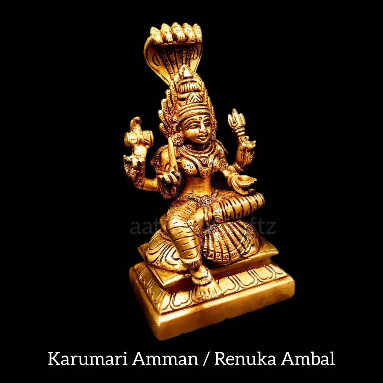 Goddess Karumari Amman Statue / Renuka Ambal - image 2