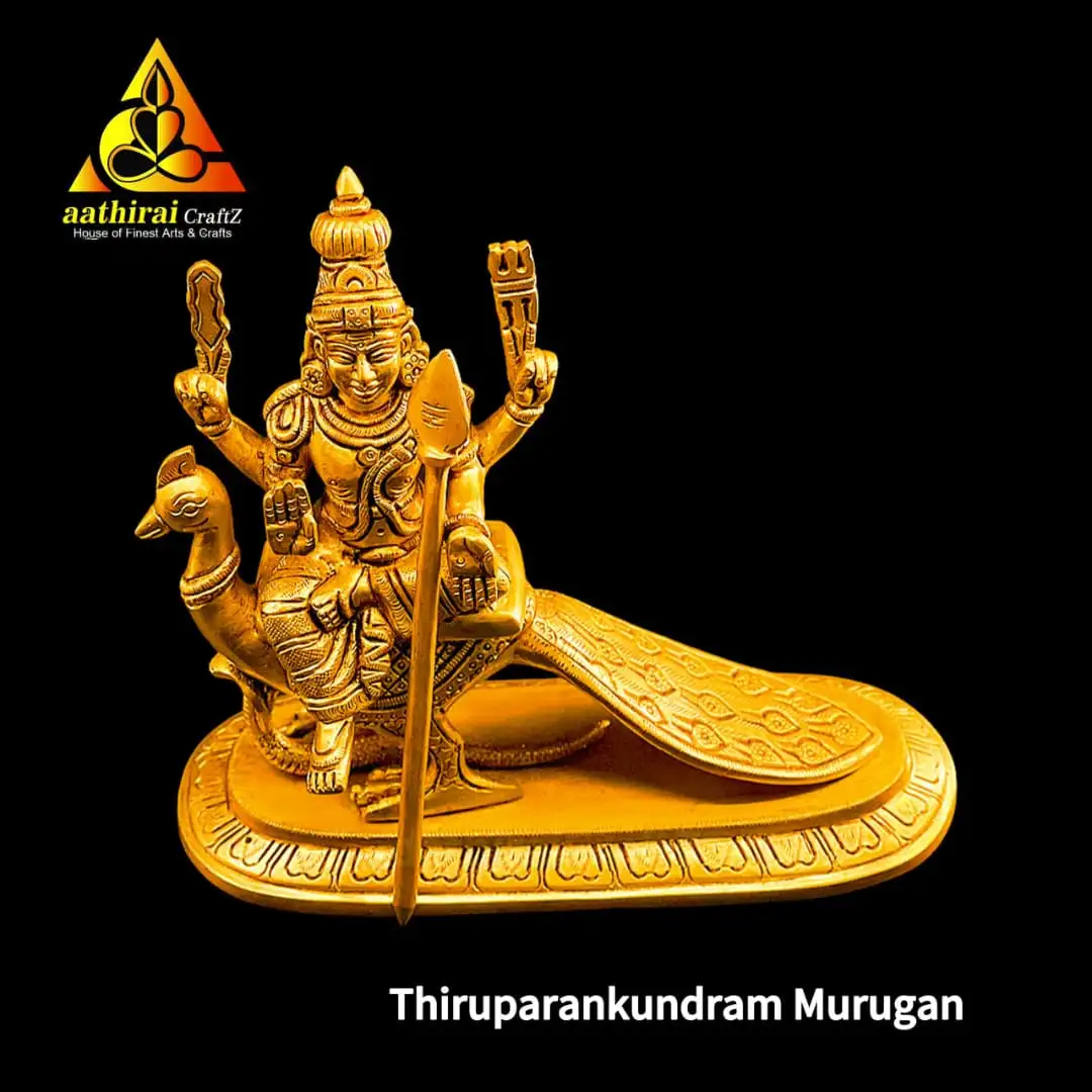 Thiruparankundram Murugan / Murugan Sitting on Mayil Vahana - image 1