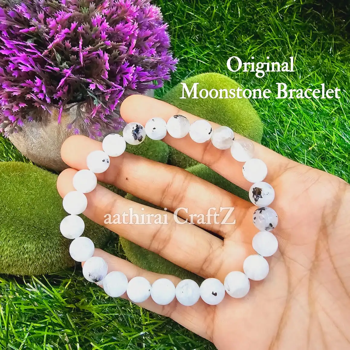 Moonstone Bracelets / Original Natural Crystal Bracelet - image 1