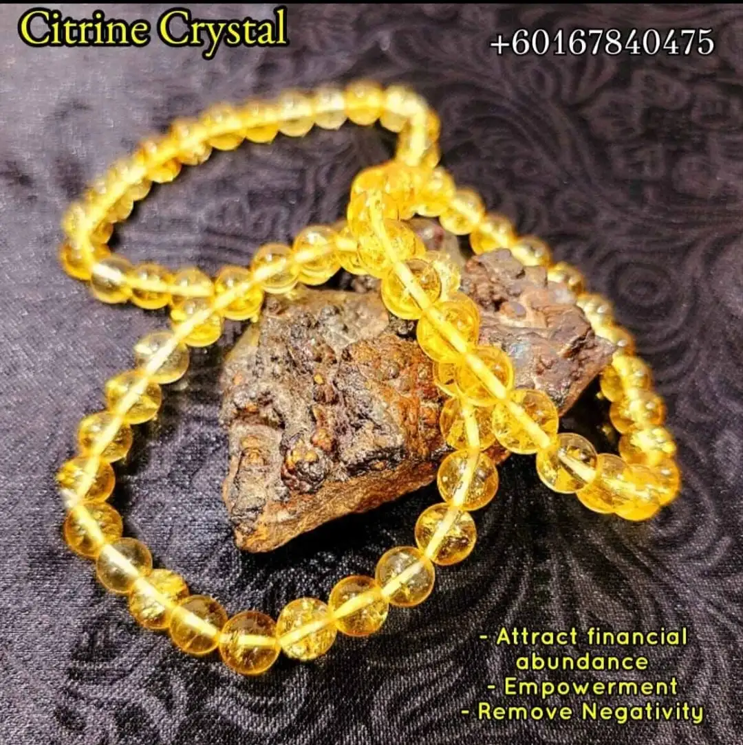 Citrine Bracelets / Original Natural Crystal Bracelet / Sunstone Bracelet - image 1