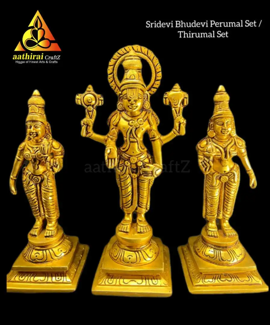 Sridevi Bhudevi Perumal Set / Thirumal Set - image 2