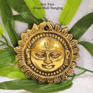 Sun Face Yantra Brass wall hanging - image 2