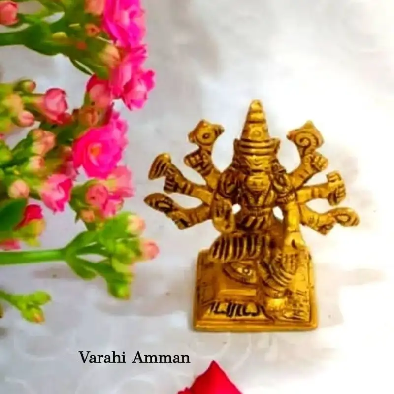 Varahi Amman
Brass Antique Finish - image 2