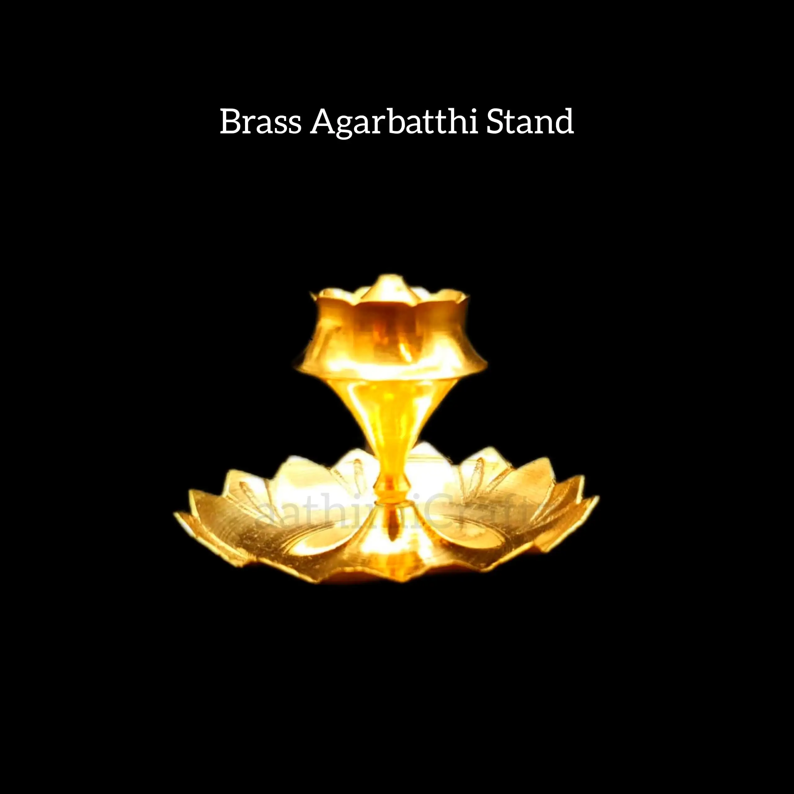 Brass Agarbatthi Stand Incense Stick Stand - image 1