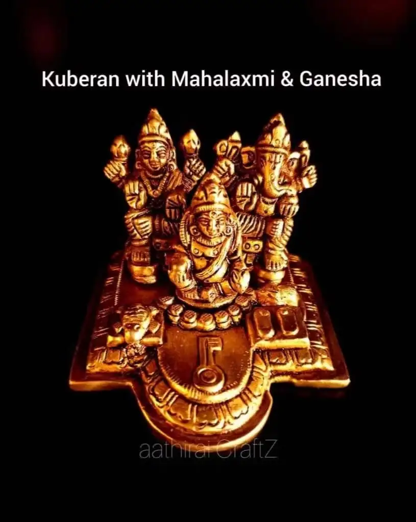 Kubera Laxmi / Kuber Lakshmi Ganesha Statue - image 1