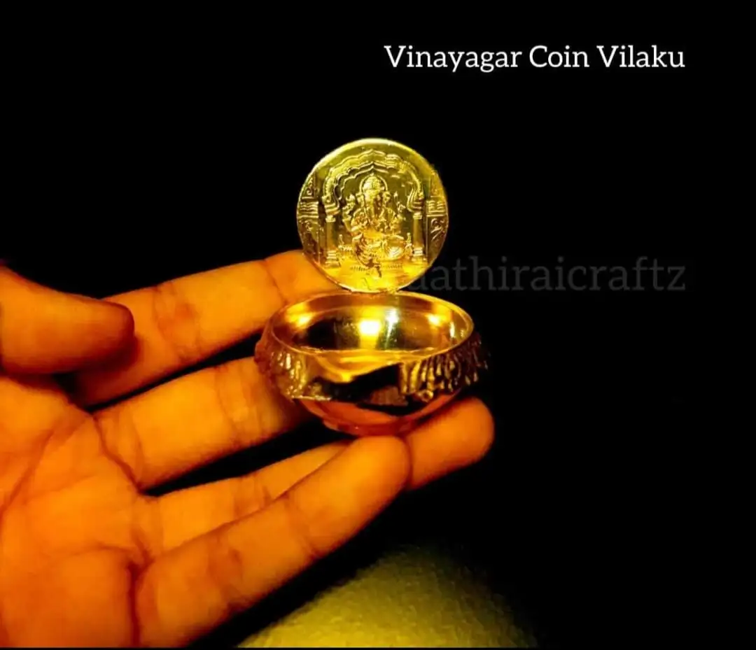 Vinayagar Coin Vilakku - image 2