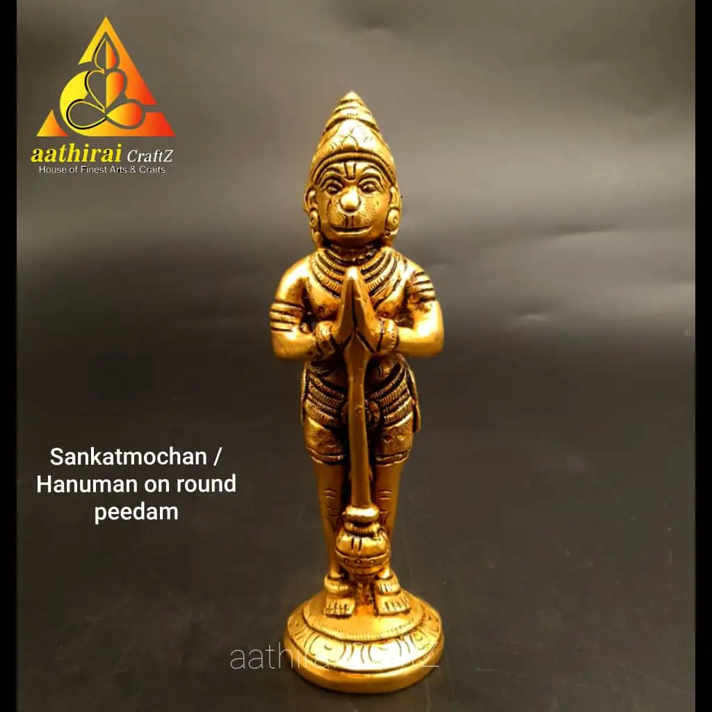 Sankatmochan / Hanuman On Round Peedam - image 1