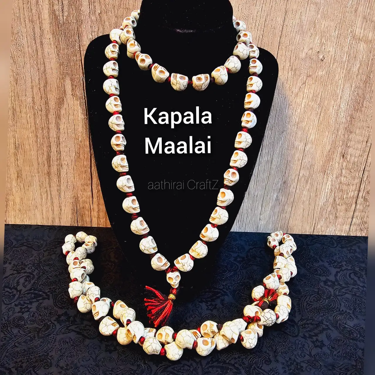 Kapala Narmund Khopdi Mala Skull - Medium - image 1