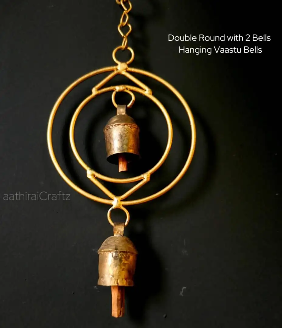 Hanging Vaastu Bells - Double Round Design - image 2