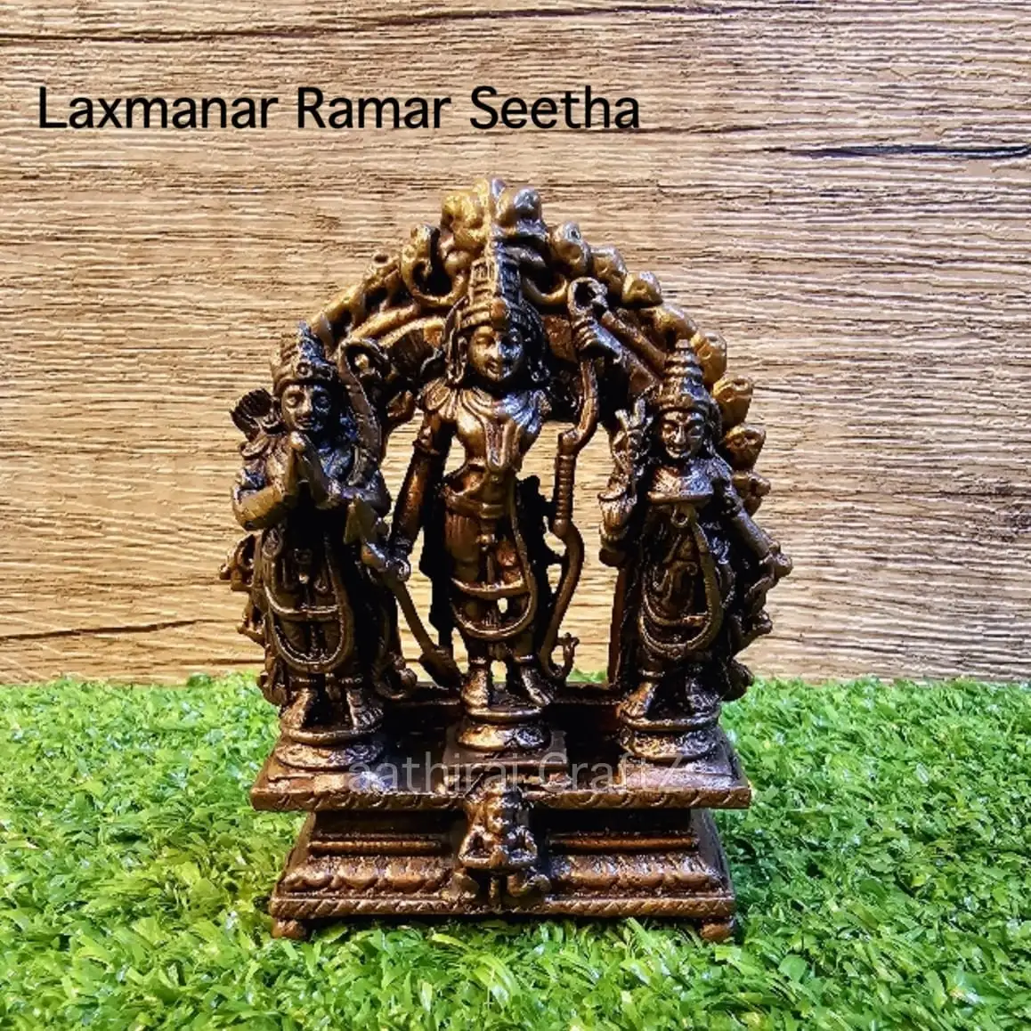 Laxmanar Ramar Seethai Copper Antique Finish - image 1