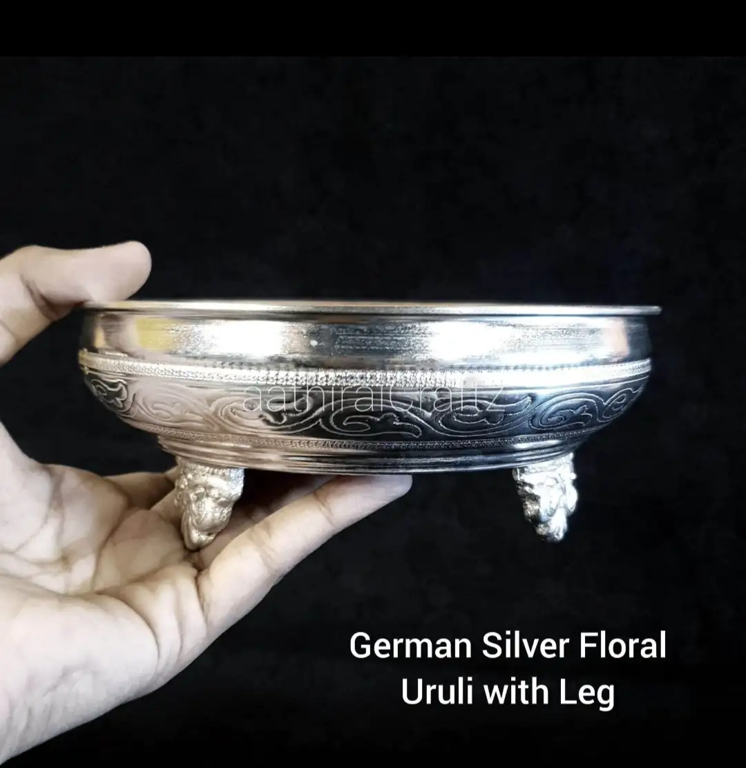 German Silver Uruli With 3 Leg - image 1