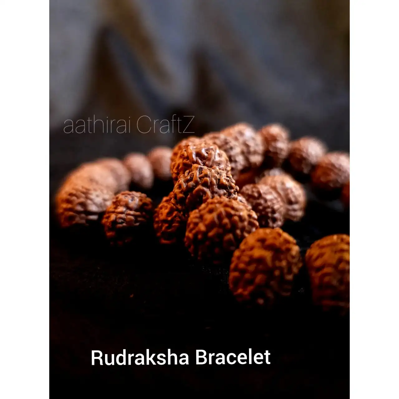 Rudraksha Bracelet Normal Mix / Original Mukhi Rudraksh Bracelet - image 2