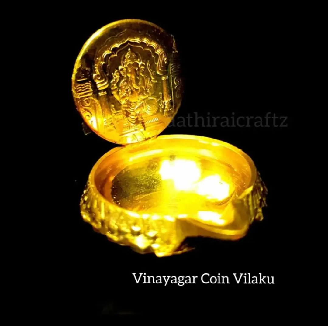Vinayagar Coin Vilakku - image 1