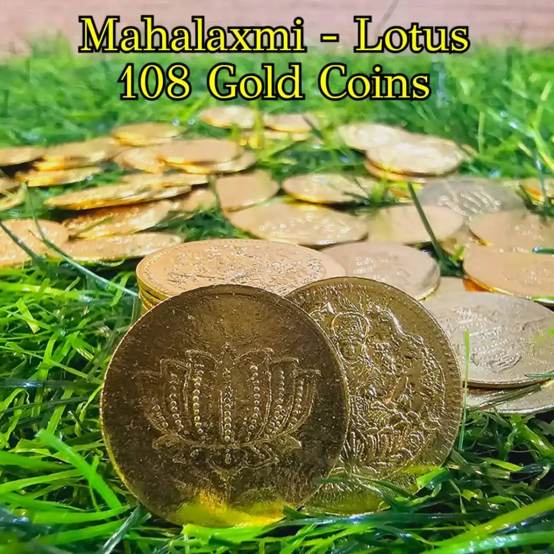 Mahalaxmi / Lotus Flower Coins - image 2