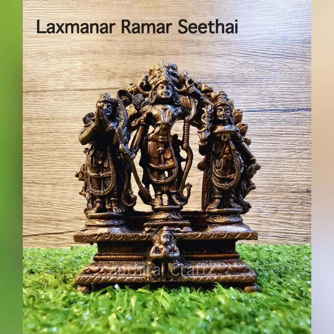 Laxmanar Ramar Seethai Copper Antique Finish - image 2