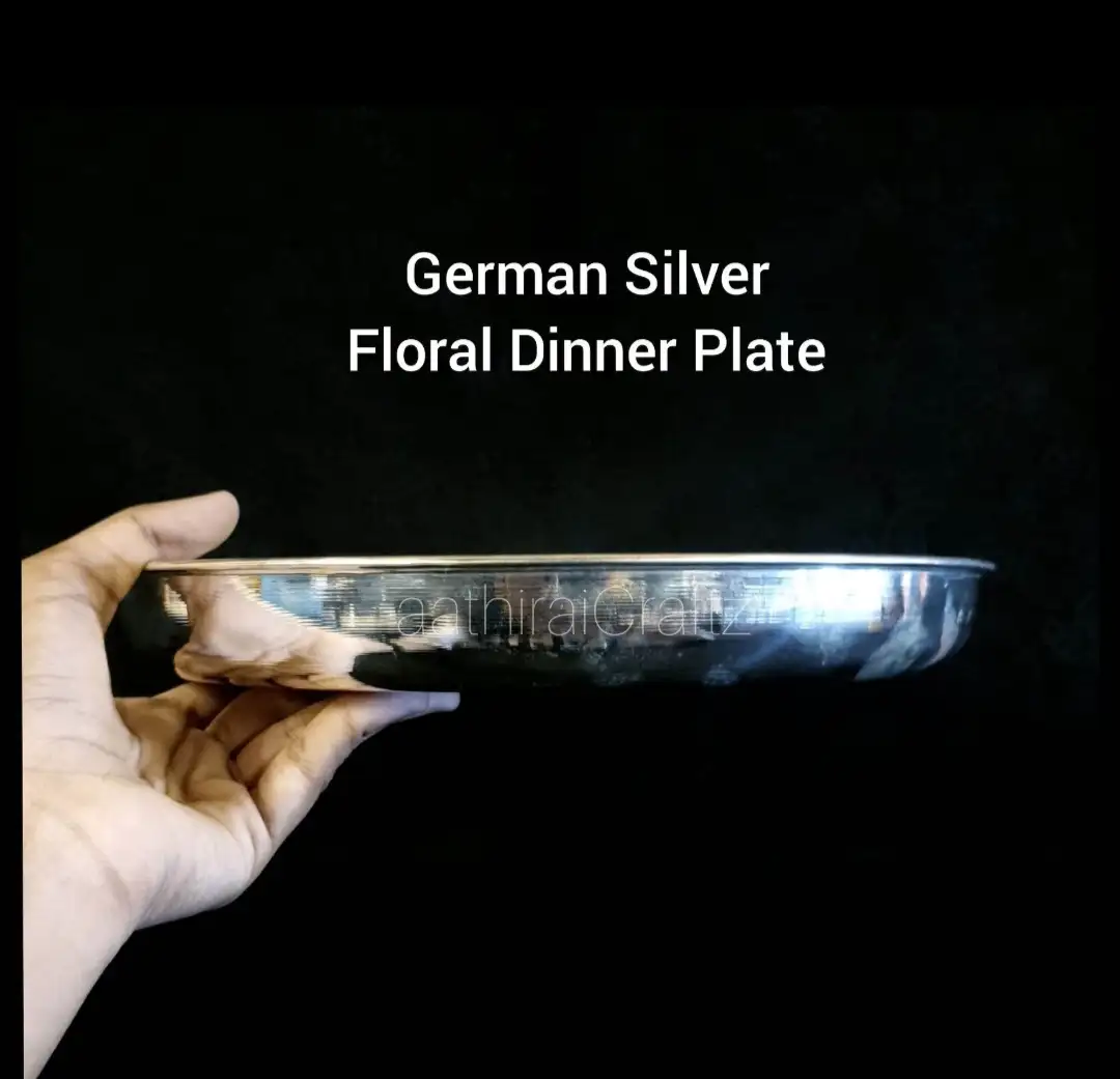 German Silver Dinner Plates - image 2