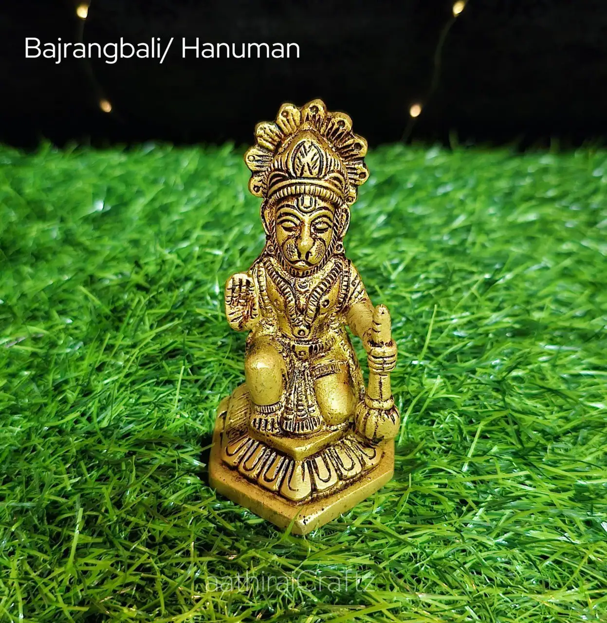 Bajrangbali / Hanuman Statue
Brass Antique Finish - image 1