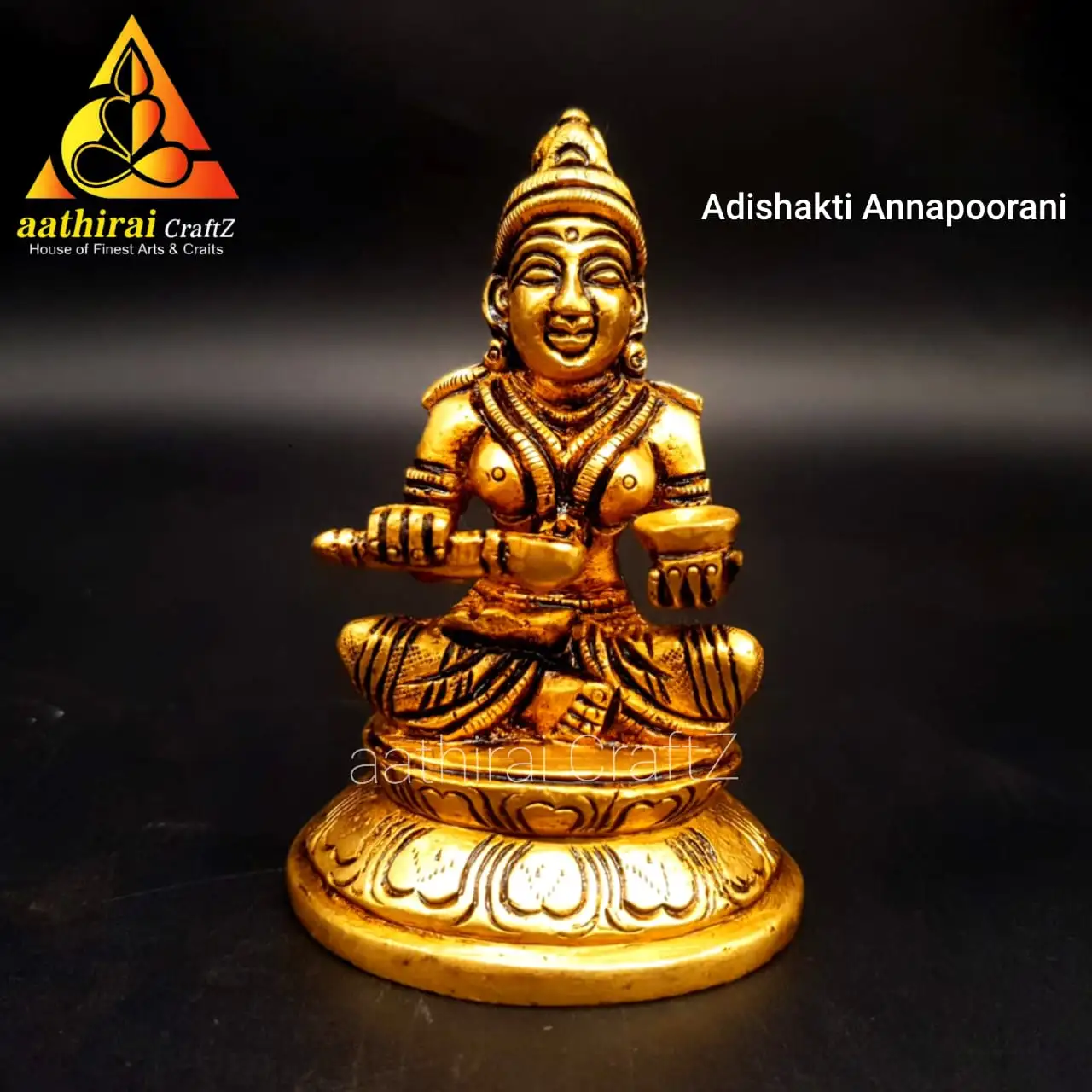 Adishakthi Annapoorani / Annapoorni Round Lotus Base - image 1
