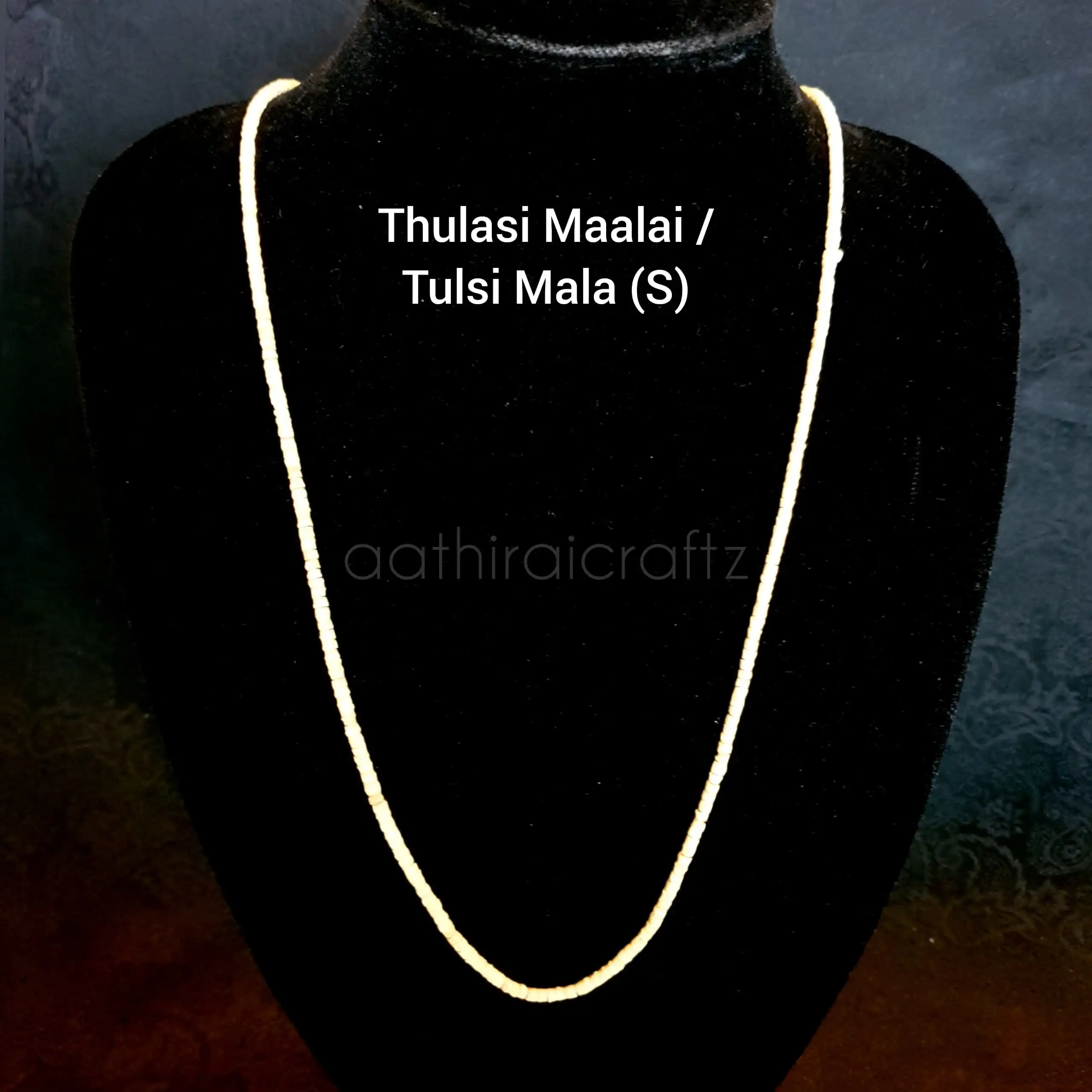 Original Thulasi Wood Maalai Plain - Size 4 - image 1
