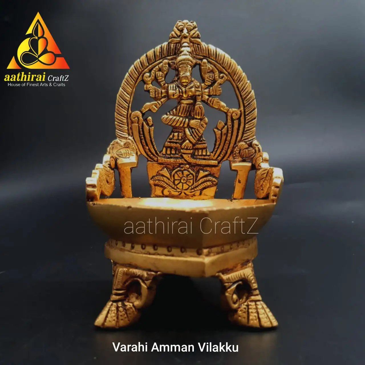Varahi Tradition Lamp Brass Antique Finish - Master piece - image 1
