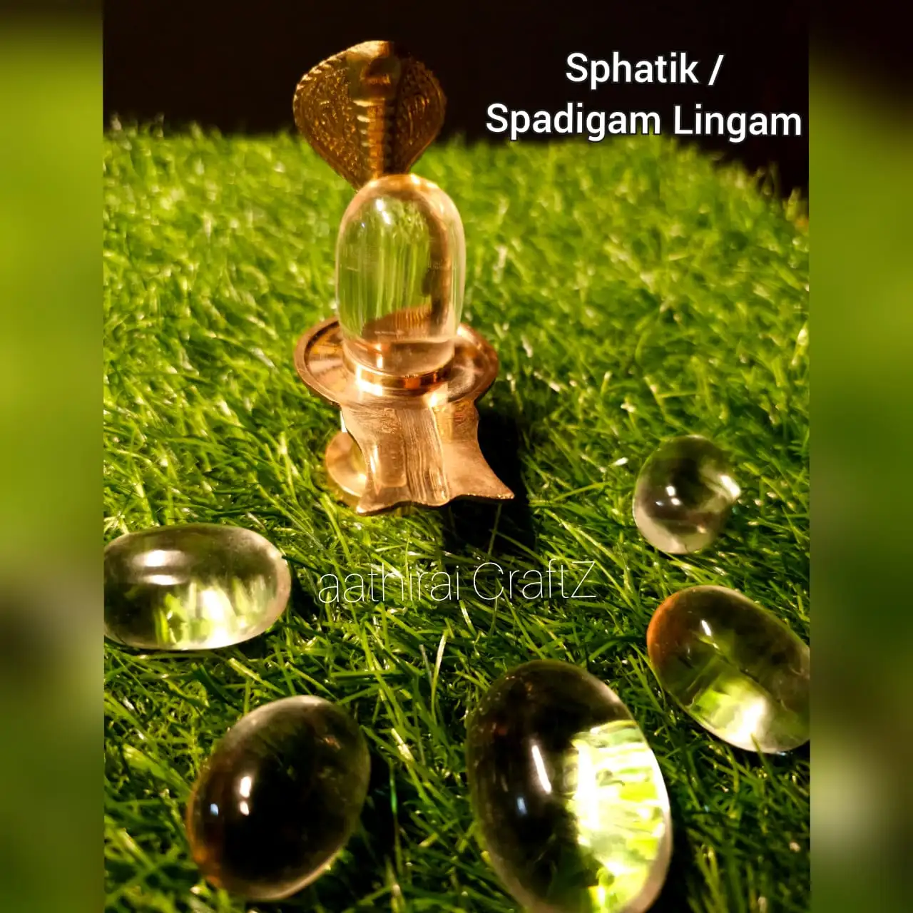Pure Sphatik / Spadiga Lingam - Small - image 1