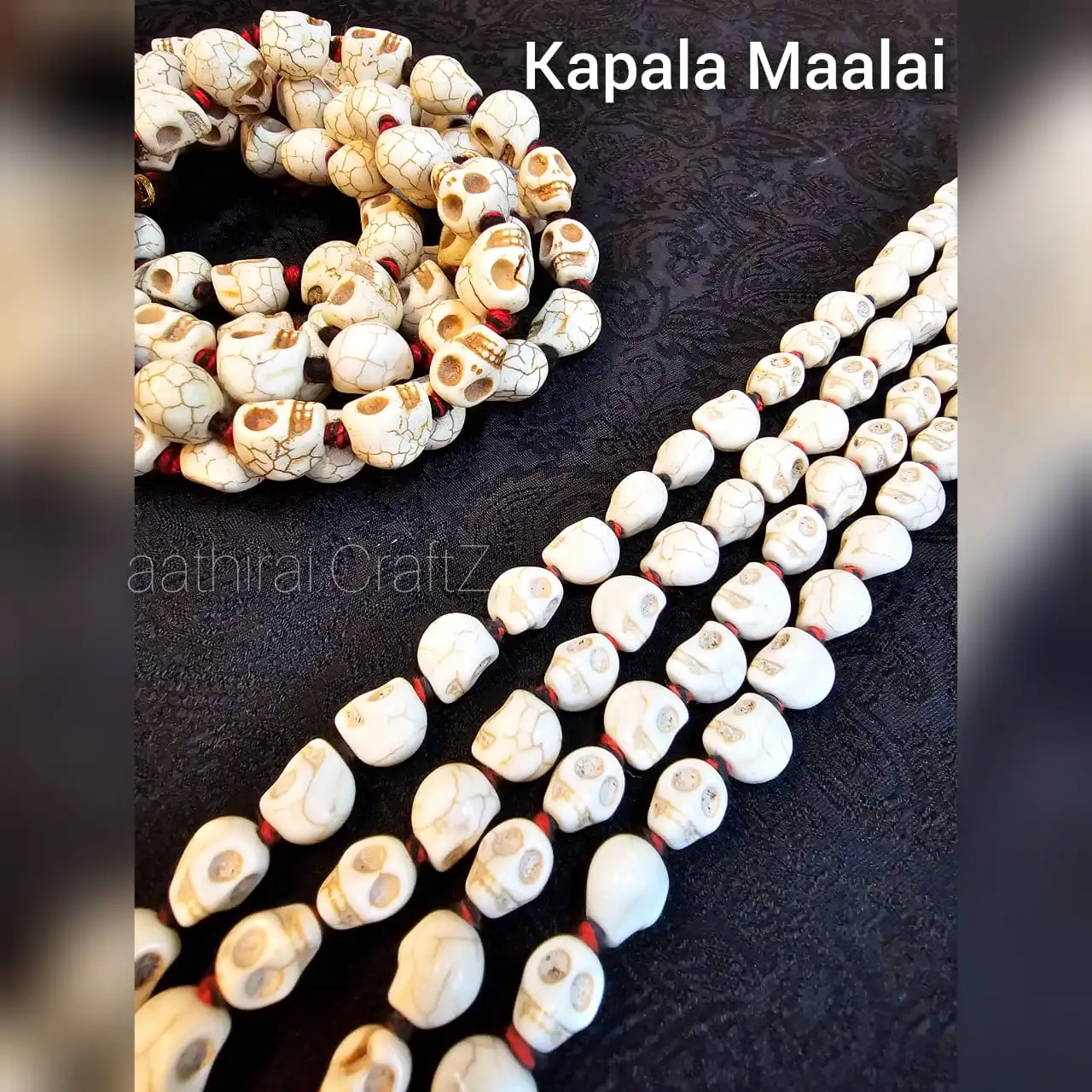 Kapala Narmund Khopdi Mala Skull - Medium - image 2