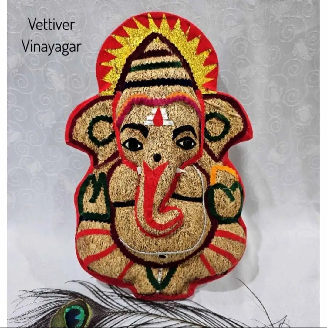 Vettiver Root Ganesha - image 1