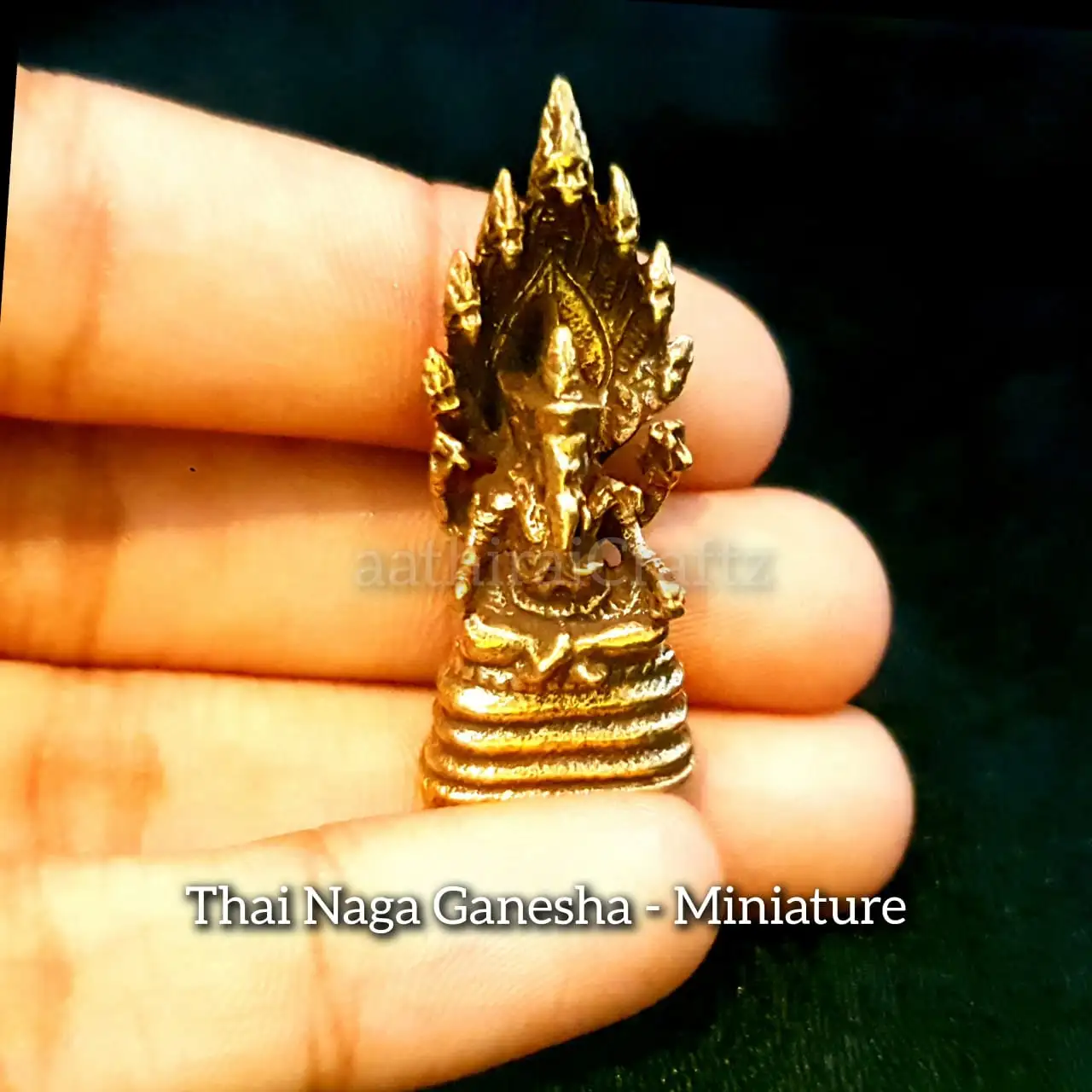 Thai Naga Ganesha Miniature - image 1