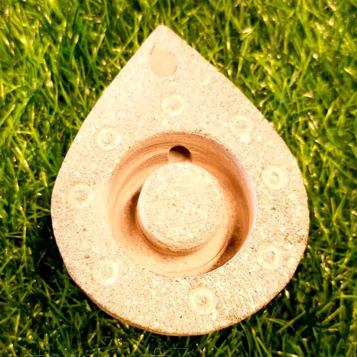 Natural Black Stone / Karunkal Vilakku - image 2