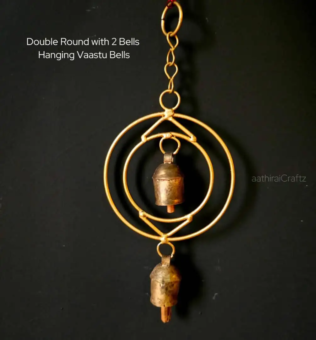 Hanging Vaastu Bells - Double Round Design - image 1