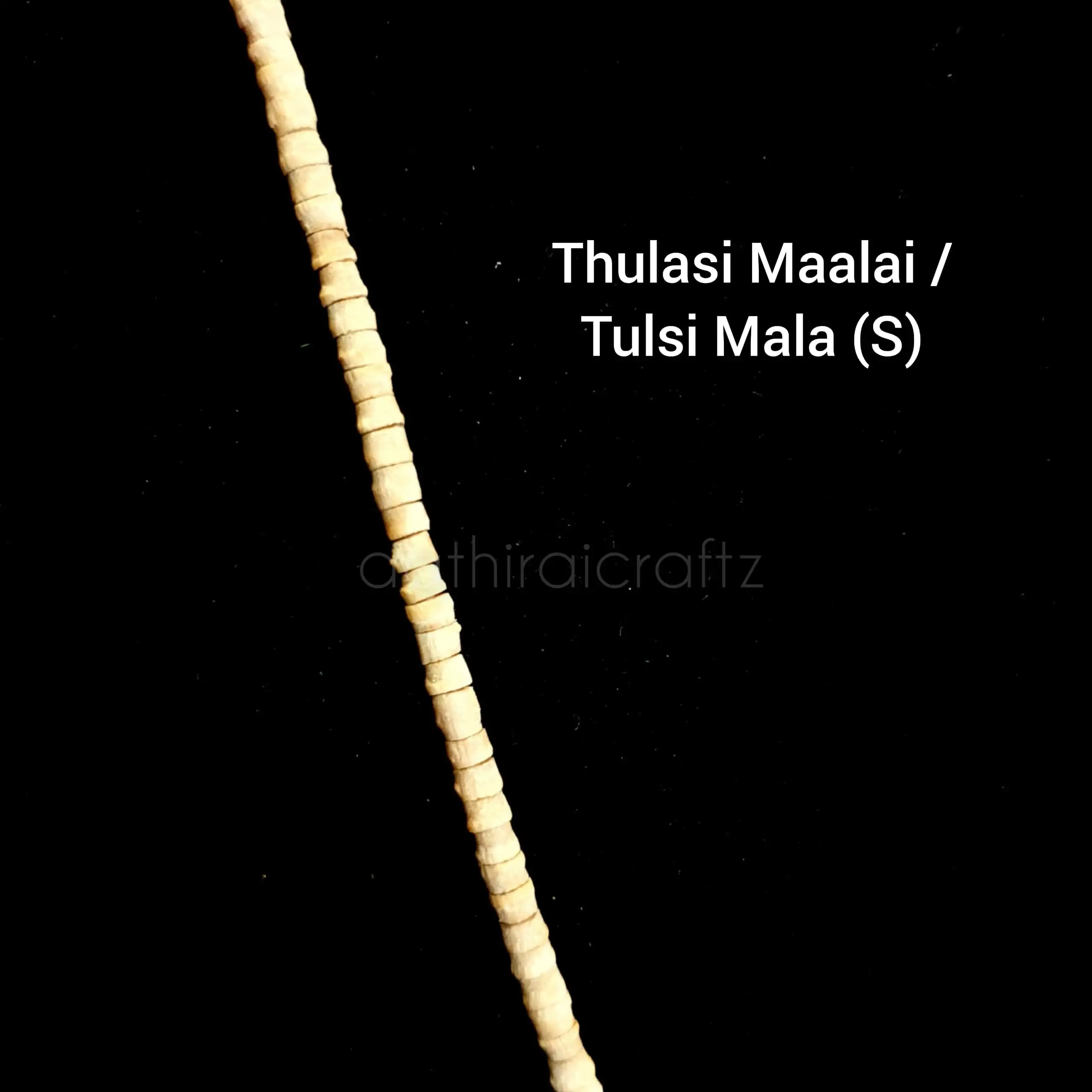 Original Thulasi Wood Maalai Plain - Size 4 - image 2