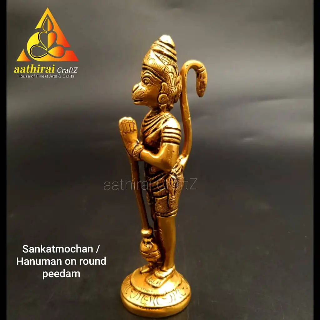Sankatmochan / Hanuman On Round Peedam - image 2