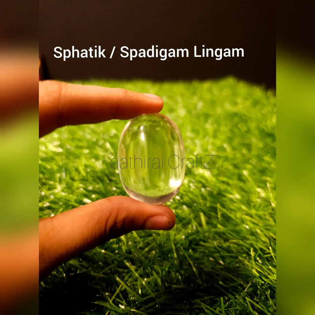 Pure Sphatik / Spadiga Lingam - Small - image 2