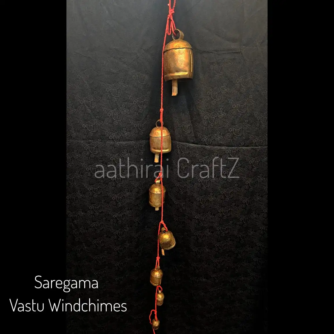 Hanging Vaastu Bell-7 Bells Thread - image 1
