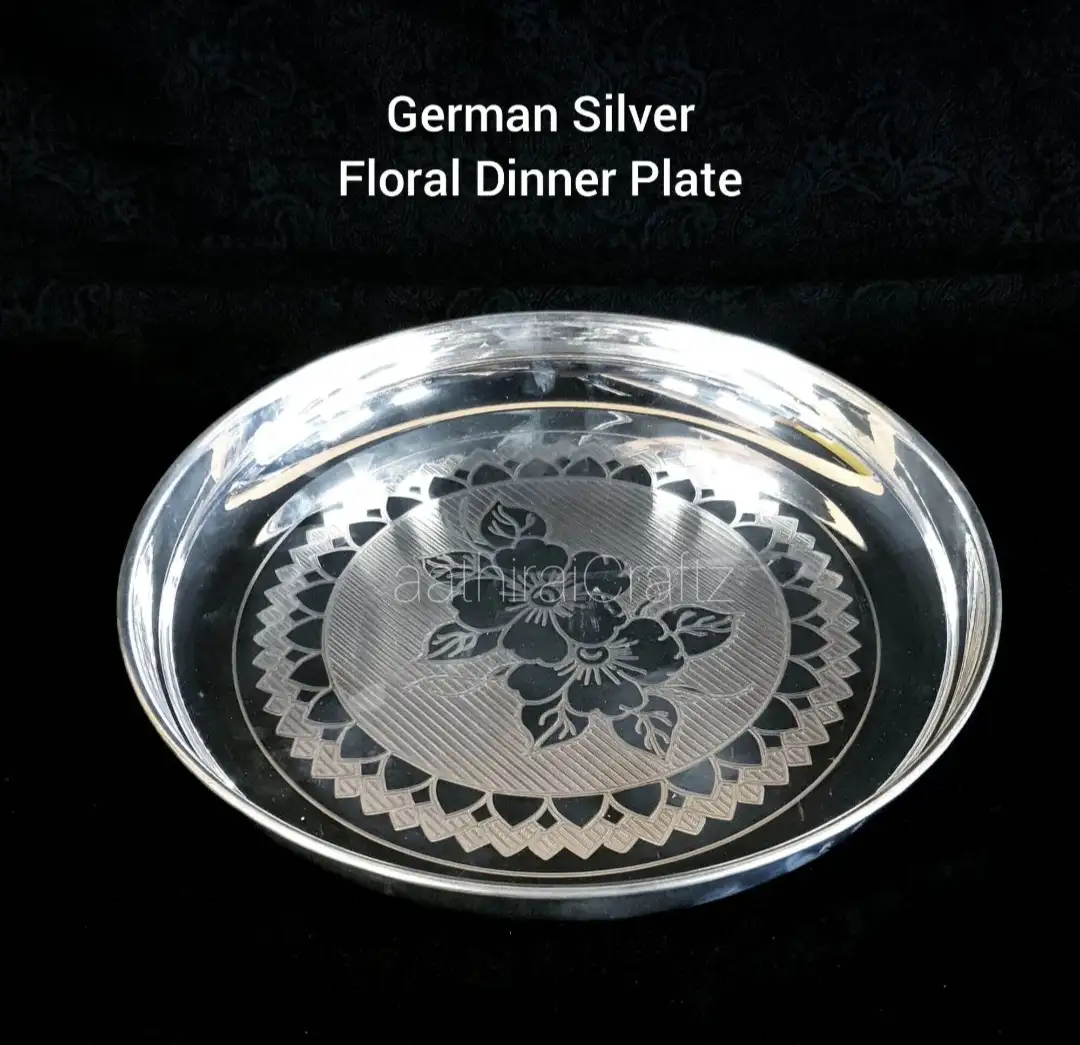 German Silver Dinner Plates - image 1